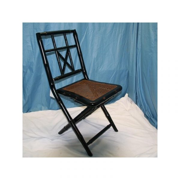 fancy chaise pliante noir